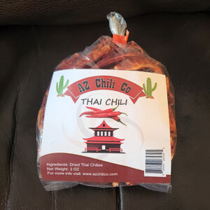 Dried Thai Chilies 3 Oz Package