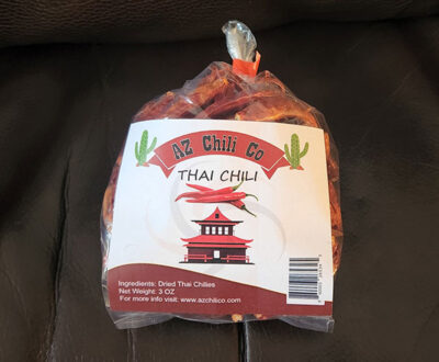 Dried Thai Chili 3 oz bag