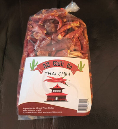 Dried Thai Chili 5 Oz bag